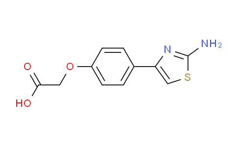 CAS No. 168127-34-2, 2-(4-(2-Aminothiazol-4-yl)phenoxy)acetic acid