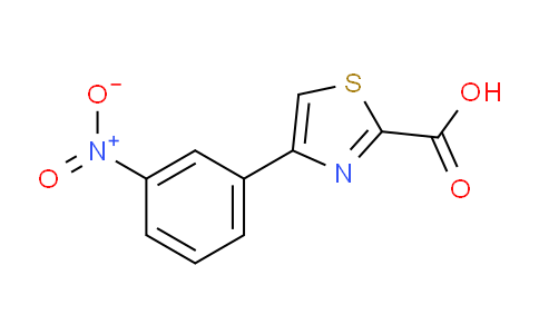 CAS No. 185245-05-0, 4-(3-Nitrophenyl)thiazole-2-carboxylic acid