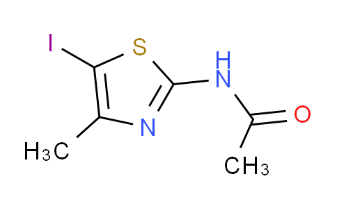 CAS No. 2033-46-7, N-(5-iodo-4-methylthiazol-2-yl)acetamide