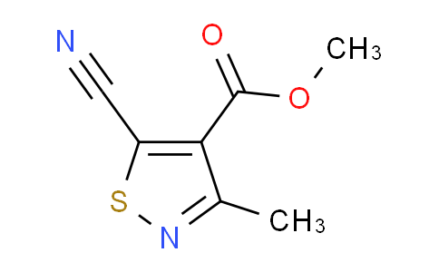 CAS No. 201298-88-6, methyl 5-cyano-3-methylisothiazole-4-carboxylate