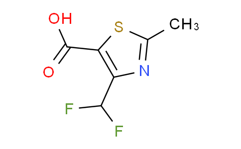 CAS No. 891487-47-1, 4-(difluoromethyl)-2-methylthiazole-5-carboxylic acid