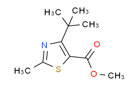 CAS No. 1072944-46-7, Methyl 4-(tert-butyl)-2-methylthiazole-5-carboxylate