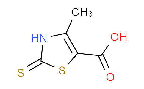 CAS No. 57658-34-1, 4-methyl-2-thioxo-2,3-dihydrothiazole-5-carboxylic acid