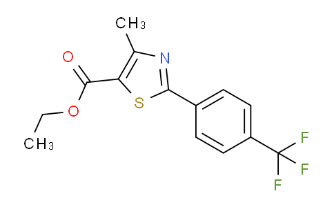 CAS No. 175277-03-9, Ethyl 4-methyl-2-[4-(trifluoromethyl)phenyl]-1,3-thiazole-5-carboxylate