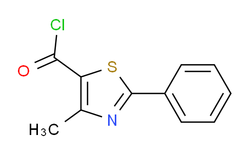 CAS No. 54001-18-2, 4-Methyl-2-phenyl-thiazole-5-carbonyl chloride