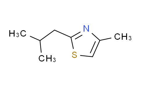 CAS No. 61323-24-8, 2-Isobutyl-4-methylthiazole
