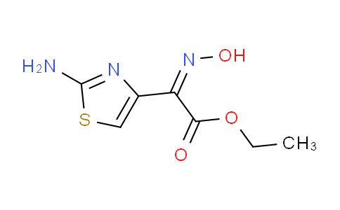 CAS No. 64485-82-1, (Z)-Ethyl 2-(2-aminothiazol-4-yl)-2-(hydroxyimino)acetate