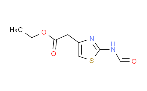 CAS No. 64987-05-9, Ethyl 2-(2-formylaminothiazol-4-yl) acetate