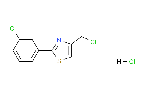 CAS No. 690632-83-8, 4-(Chloromethyl)-2-(3-chlorophenyl)-thiazole hydrochloride