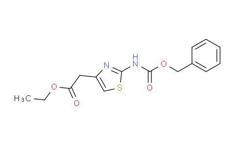 CAS No. 92592-02-4, Ethyl 2-(2-benzyloxycarbonylaminothiazol-4-yl) acetate