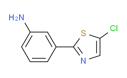 CAS No. 912818-27-0, 3-(5-chlorothiazol-2-yl)aniline