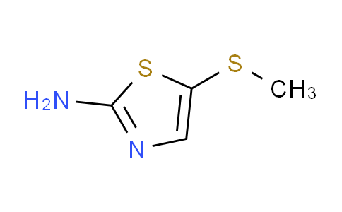 CAS No. 99171-11-6, 5-(Methylthio)thiazol-2-amine