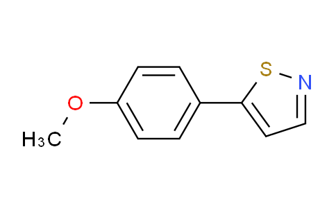 CAS No. 10514-28-0, 5-(4-methoxyphenyl)isothiazole