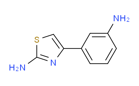 CAS No. 103740-34-7, 4-(3-Aminophenyl)-1,3-thiazol-2-amine