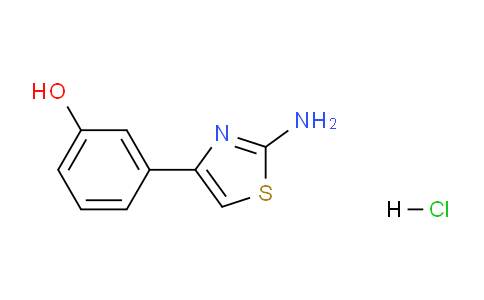 CAS No. 1050556-38-1, 3-(2-Amino-thiazol-4-yl)-phenol hydrochloride