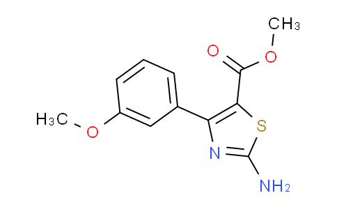 CAS No. 1133115-46-4, Methyl 2-amino-4-(3-methoxyphenyl)thiazole-5-carboxylate