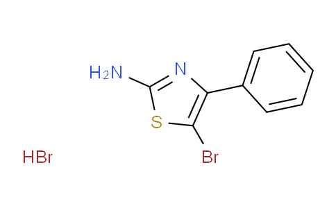 CAS No. 113511-22-1, 5-Bromo-4-phenyl-1,3-thiazol-2-amine hydrobromide