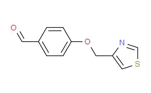 CAS No. 118001-74-4, 4-(thiazol-4-ylmethoxy)benzaldehyde