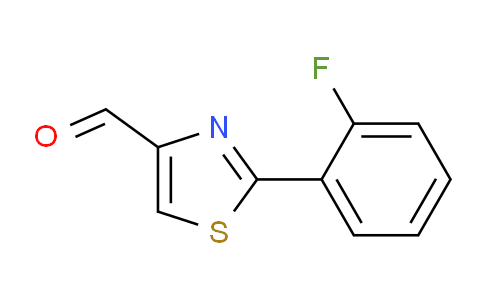 CAS No. 1183922-66-8, 2-(2-fluorophenyl)thiazole-4-carbaldehyde