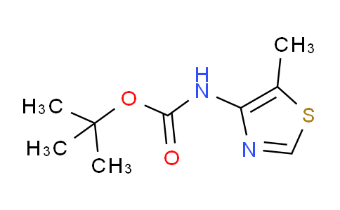 CAS No. 1259056-29-5, tert-butyl (5-methylthiazol-4-yl)carbamate