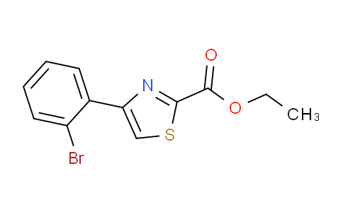 CAS No. 1261269-07-1, Ethyl 4-(2-bromophenyl)thiazole-2-carboxylate
