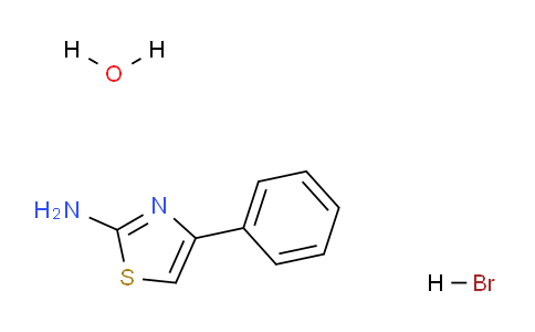 CAS No. 52253-69-7, 4-Phenylthiazol-2-amine hydrobromide hydrate
