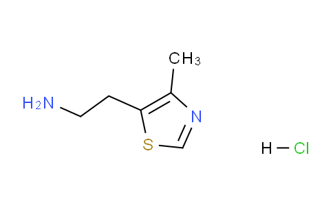 CAS No. 17928-09-5, 2-(4-methylthiazol-5-yl)ethan-1-amine hydrochloride