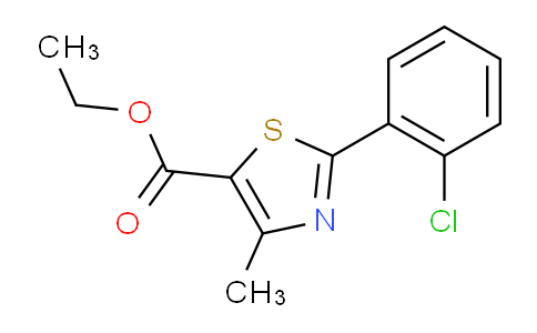 CAS No. 338982-17-5, Ethyl 2-(2-chlorophenyl)-4-methyl-1,3-thiazole-5-carboxylate