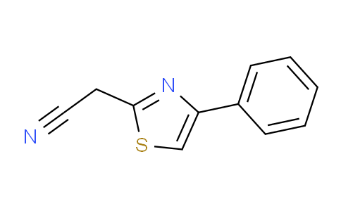 CAS No. 41381-89-9, 2-(4-Phenyl-1,3-thiazol-2-yl)acetonitrile