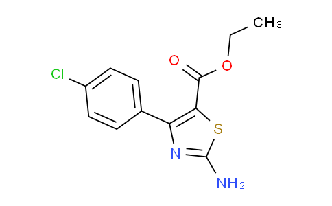 CAS No. 74476-53-2, ethyl 2-amino-4-(4-chlorophenyl)thiazole-5-carboxylate