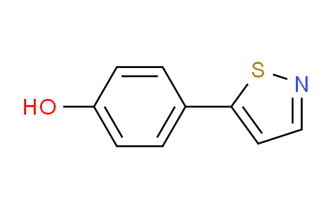 CAS No. 68535-60-4, 4-(isothiazol-5-yl)phenol