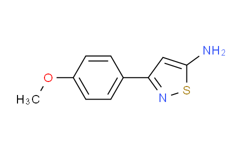CAS No. 75907-55-0, 3-(4-methoxyphenyl)isothiazol-5-amine