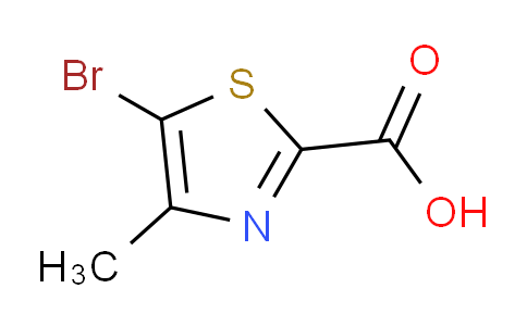 CAS No. 874509-45-2, 5-Bromo-4-methyl-thiazole-2-carboxylic acid