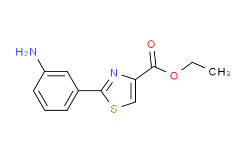 CAS No. 885278-66-0, 2-(3-Amino-phenyl)-thiazole-4-carboxylic acid ethyl ester