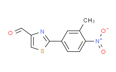 CAS No. 885278-90-0, 2-(3-Methyl-4-nitro-phenyl)-thiazole-4-carbaldehyde