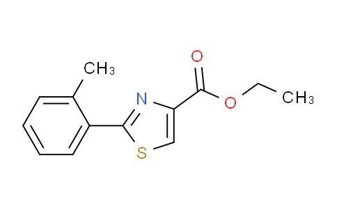 CAS No. 885278-51-3, 2-(o-Tolyl)-thiazole-4-carboxylic acid ethyl ester