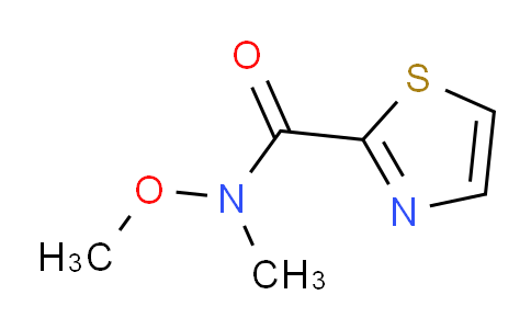 CAS No. 885278-18-2, N-Methoxy-N-methyl-thiazole-2-carboxamide