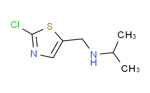 CAS No. 1289388-03-9, N-((2-chlorothiazol-5-yl)methyl)propan-2-amine