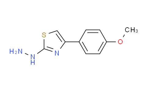 CAS No. 4871-25-4, 2-hydrazinyl-4-(4-methoxyphenyl)thiazole