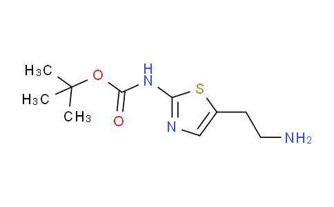 CAS No. 875798-81-5, Carbamic acid, N-[5-(2-aminoethyl)-2-thiazolyl]-, 1,1-dimethylethyl ester