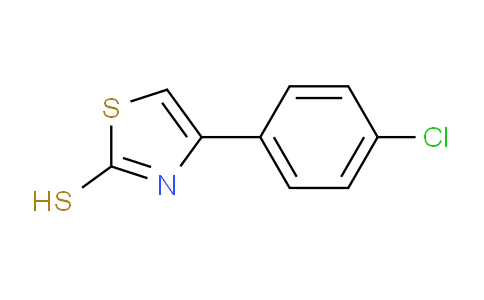 CAS No. 2104-00-9, 4-(4-Chlorophenyl)-1,3-thiazole-2-thiol