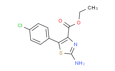 CAS No. 77505-89-6, ethyl 2-amino-5-(4-chlorophenyl)thiazole-4-carboxylate