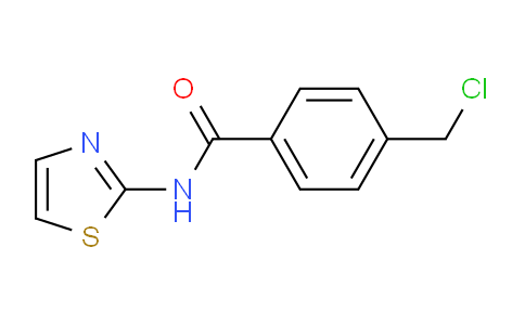 CAS No. 916791-23-6, 4-(chloromethyl)-N-(thiazol-2-yl)benzamide