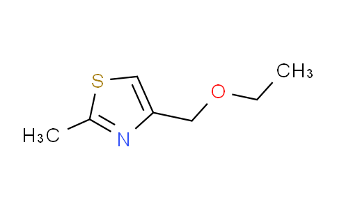 CAS No. 89775-29-1, 4-(ethoxymethyl)-2-methylthiazole