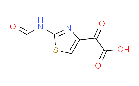 CAS No. 64987-06-0, 2-(2-Formamidothiazol-4-yl)-2-oxoacetic acid