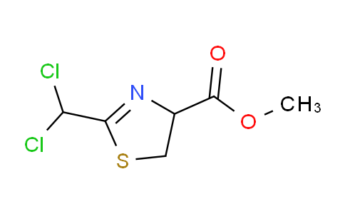 CAS No. 321371-28-2, Methyl 2-(dichloromethyl)-4,5-dihydrothiazole-4-carboxylate