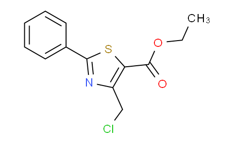 CAS No. 83983-12-4, Ethyl 4-(chloromethyl)-2-phenylthiazole-5-carboxylate