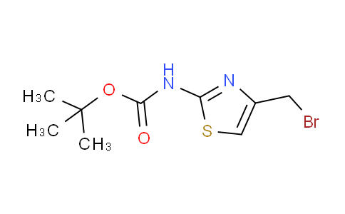 CAS No. 1001419-35-7, tert-Butyl (4-(bromomethyl)thiazol-2-yl)carbamate