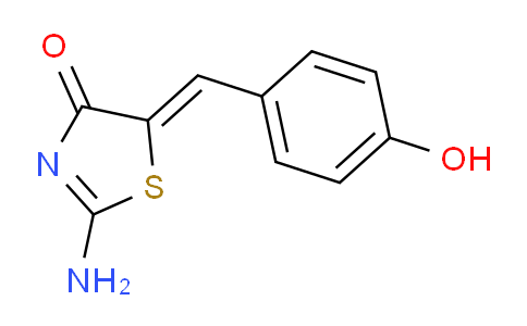CAS No. 1198097-97-0, (Z)-2-amino-5-(4-hydroxybenzylidene)thiazol-4(5H)-one