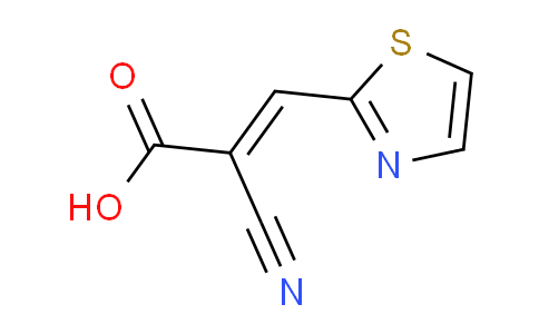 CAS No. 1567534-28-4, 2-Cyano-3-(thiazol-2-yl)acrylic acid